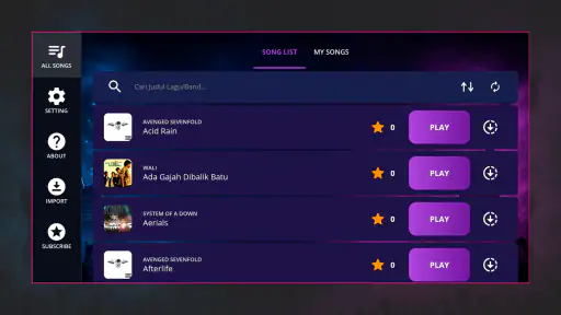 Gitar Band Hero screenshot