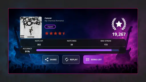 Gitar Band Hero screenshot