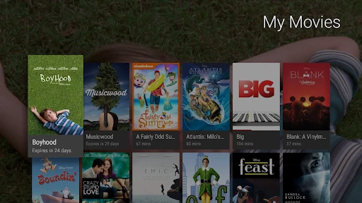 Google TV screenshot