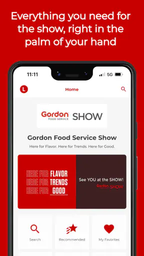 Gordon Food Service Shows screenshot