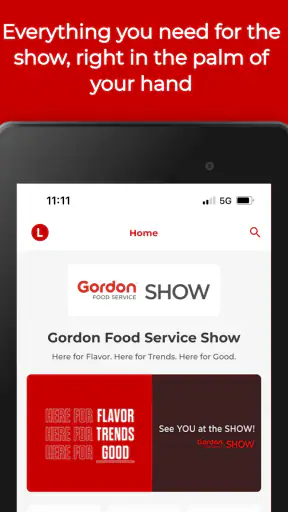 Gordon Food Service Shows screenshot