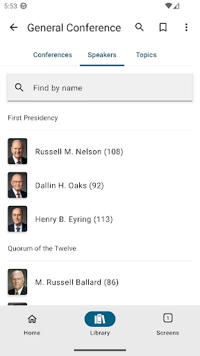 Gospel Library screenshot