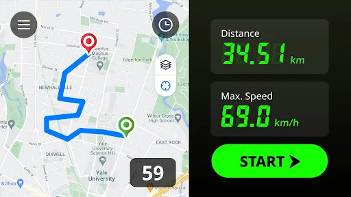 GPS Speedometer & Odometer screenshot