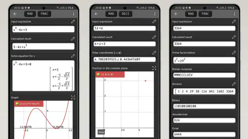 Graphing calculator plus 84 83 screenshot