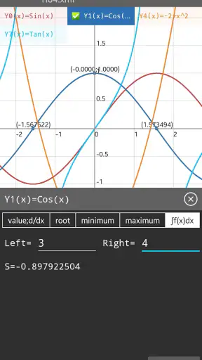 Graphing calculator plus 84 83 screenshot