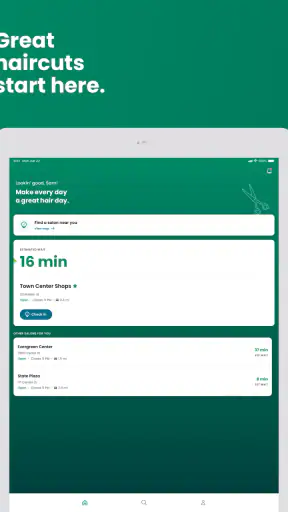 Great Clips Online Check-in screenshot