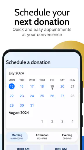 Grifols Plasma Donor Hub screenshot