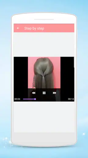 Hairstyles step by step screenshot