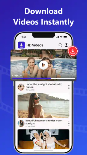 HD Video Downloader & Launcher screenshot