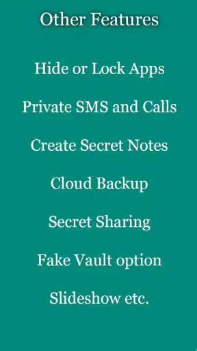Hide Photos, Video and App Loc screenshot