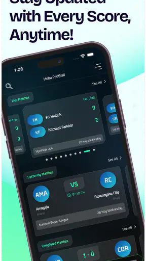 Huba Football screenshot