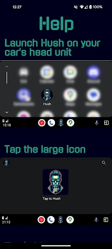 Hush: Android Auto Audio Fix screenshot