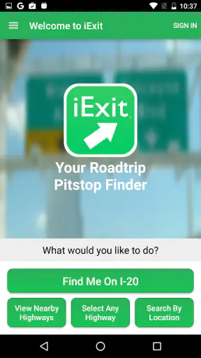 iExit Interstate Exit Guide screenshot