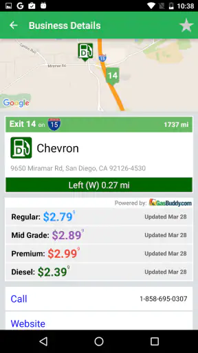 iExit Interstate Exit Guide screenshot