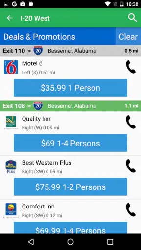 iExit Interstate Exit Guide screenshot