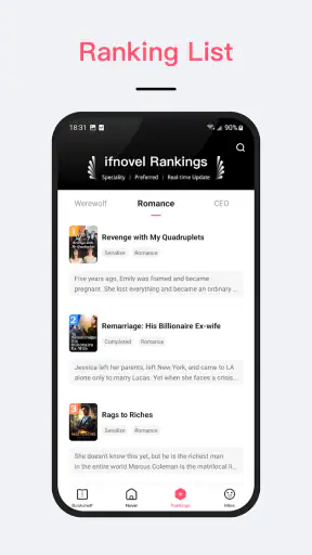 iFnovel - Books,Web Novel screenshot