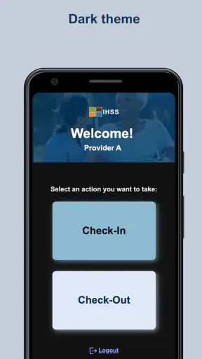 IHSS EVV Mobile App screenshot