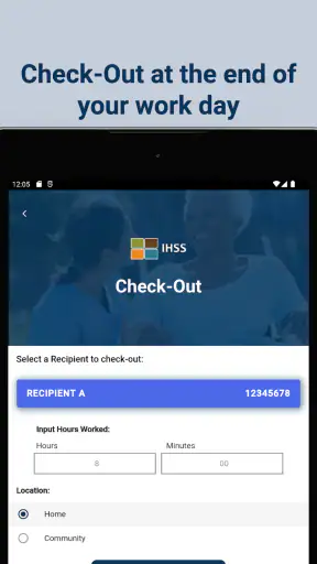 IHSS EVV Mobile App screenshot