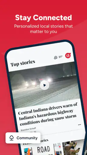 Indianapolis News from 13 WTHR screenshot