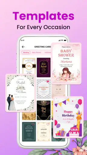 Invitation Maker & Card Design screenshot