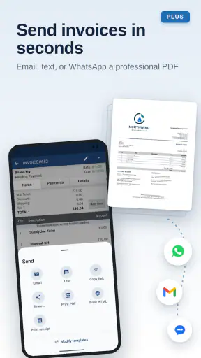 Invoice Maker - MobileBiz Pro screenshot