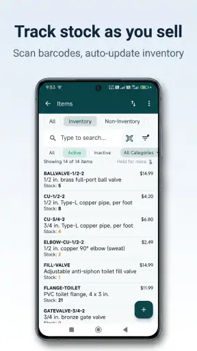 Invoice Maker - MobileBiz Pro screenshot
