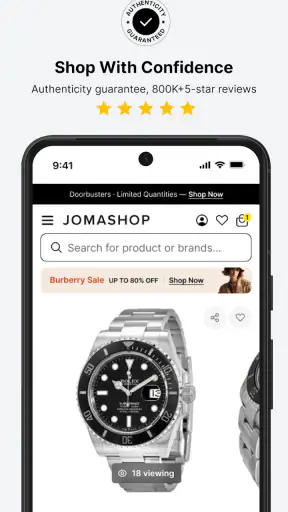 Jomashop - Shop Luxury Fashion screenshot