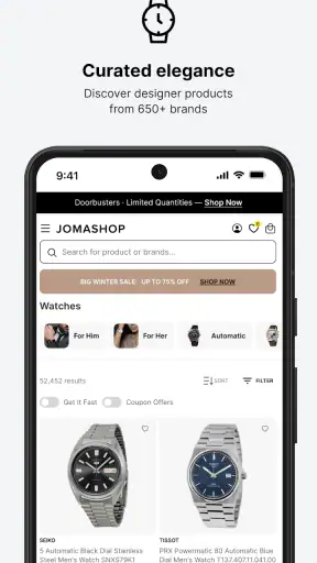 Jomashop - Shop Luxury Fashion screenshot