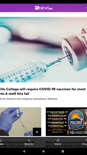 Knoxville News from WBIR screenshot