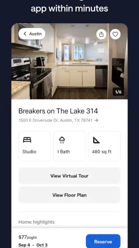 Landing Furnished Apartments screenshot