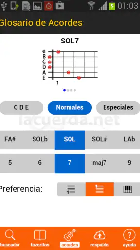 Latin Chords (LaCuerda PRO) screenshot