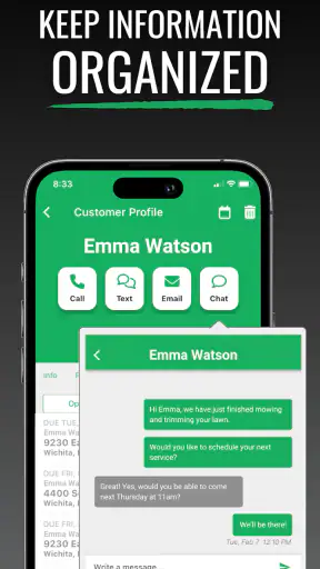 Lawn Buddy Management Software screenshot