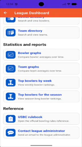 League Secretary screenshot
