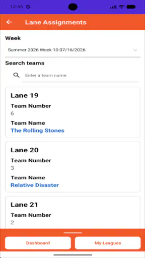 League Secretary screenshot