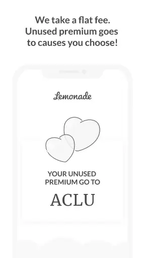 Lemonade Insurance screenshot