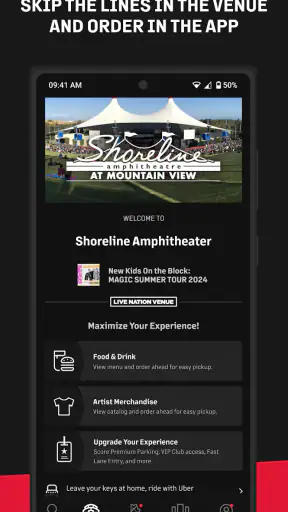 Live Nation At The Concert screenshot