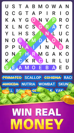 Make Money: Word Search screenshot