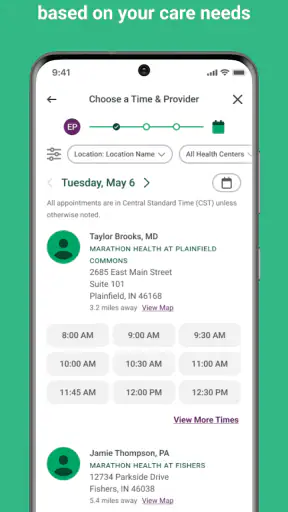 Marathon Health screenshot