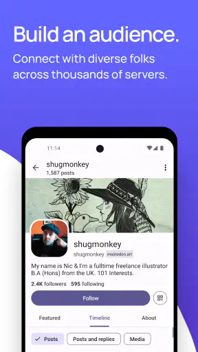 Mastodon screenshot