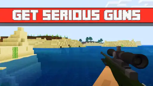 Mc Gun Mod for Minecraft PE screenshot