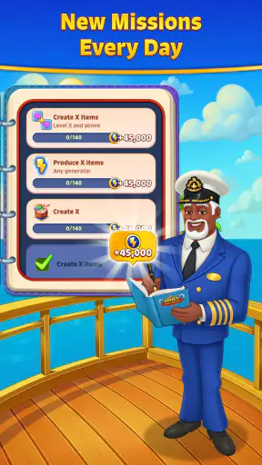 Merge Cruise: Mystery Puzzle screenshot