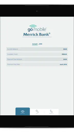 Merrick Bank Mobile screenshot