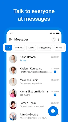 Messages: Text Message, SMS screenshot
