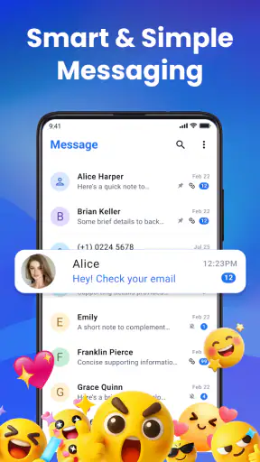 Messages: Text SMS Home App screenshot