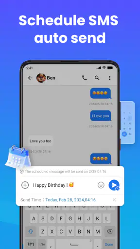 Messages: Text SMS Home App screenshot