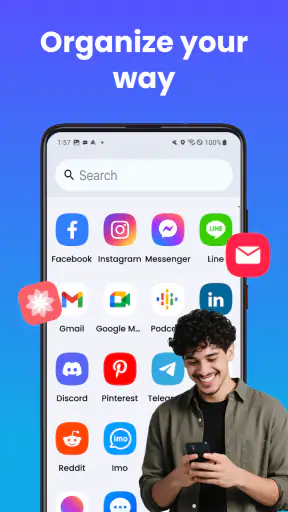 Messages: Text SMS Home App screenshot
