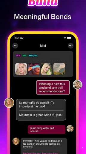 Mici - Call & Meet screenshot