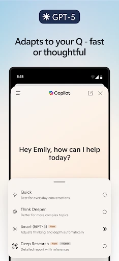 Microsoft Edge: AI browser screenshot