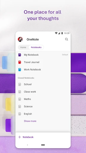 Microsoft OneNote: Save Notes screenshot