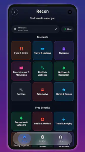 Military Benefits App screenshot
